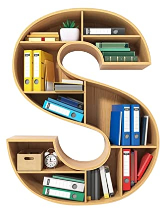 Book Lovers Bücherregal-Anhänger in Herzform aus Acryl Hängesessel Blau