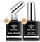 Modelones Primer Ongle Gel UV et Déshydrateur Kit Vernis Semi Permanent pour Acrylique Polygel Vernis à Ongles Nail Prep Déshydratation et Collage Manucure Naturels Air Dry 15 ml 2pcs