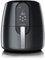 Arendo - Heißluftfritteuse XXL 5,2 Liter - Airfryer - Touch Bedienfeld mit Sensortasten - Frittieren ohne Öl - Fritteuse mit 1800W - 80 bis 200 Grad - Timer - 7 Programme - 3D Umluftsystem - Schwarz