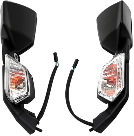 Ohocean Für Kawa&saki ZX6R 2005-2008 ZX10R 2004-2011 Motorrad-Lenkerende-Rückspiegel Mit Integrierten Blinkern Motorrad Spiegel