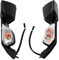 Für Kawa&saki ZX6R 2005-2008 ZX10R 2004-2011 Motorrad-Lenkerende-Rückspiegel Mit Integrierten Blinkern Universal Motorrad Rückspiegel