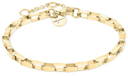 Tamaris Armband für Damen aus Edelstahl, Frauen Armschmuck größenverstellbar und wasserfest