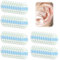 Lot de 60 cache-oreilles pour douche patchs d'oreilles imperméables autocollants de protection transparents et respirants pour bébés enfants adultes natation plongée avec tuba sports nautiques