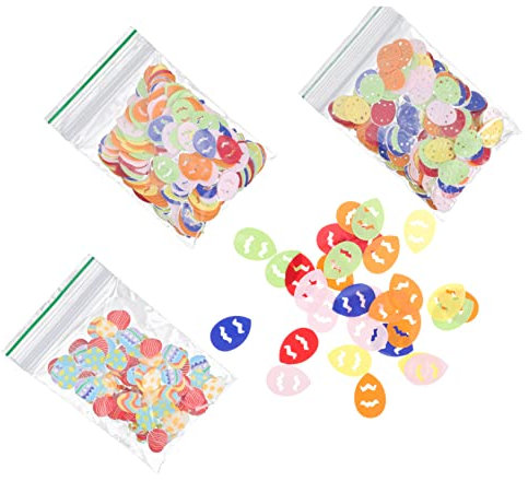 OFFSCH Osterkonfetti in Eierform Für Tischdeko Partydeko-requisite Bezauberndes Konfetti Für Festessen Leicht Und Dekorativ