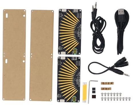 Voice Sound Control Meter -Verstärkerverstärker, Audio -Spektrum -Indikator, 16 -Bit -Musik -Level -Indikator, Audiospektrumanalysator für Musiker und Sound -Audio -Profis