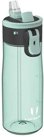 Sparrow Gourde Sport - TouchFlow Tritan Bouteille d'eau - 500ml/750ml/1L - sans BPA - Gourdes Paille Convient pour Enfant, Adulte Sport, l'école, en Plein air