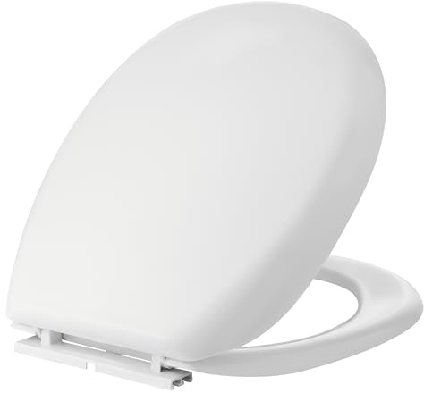 Styletech, Siège WC pingouin EVO en polypropylène incassable pour vases universels, fermeture éclair uniblock réglable, poids 1,20 kg, avec kit de protection et kit de fixation, fabriqué en Italie