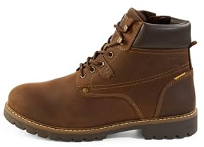 camel active Herren Schnürschuhe aus echtem Leder Braun, menswear-45