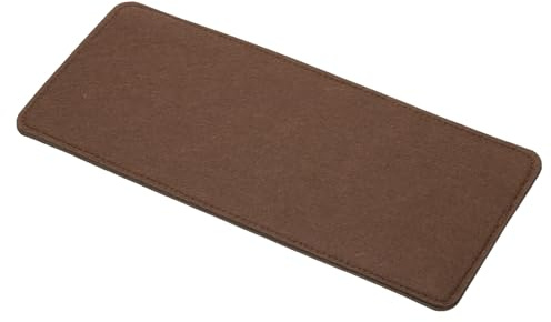 YELARXI Filzbodenformer, Taschenbodenformer, Geldbörsen-Organizer, Bogen-Eckeinsatz, 33 x 15 cm, passend für Geldbörse, Tragetasche, Handtasche, Damen, Kaffeebraun