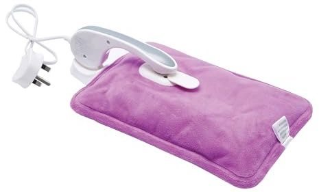 Coopers of Stortford - Rechargeable Electric Hot Water Bottle - Heats in Minutes Stays Warm for Hours - Safe Durable PVC with Hand Warming Pocket and Overheat Protection
