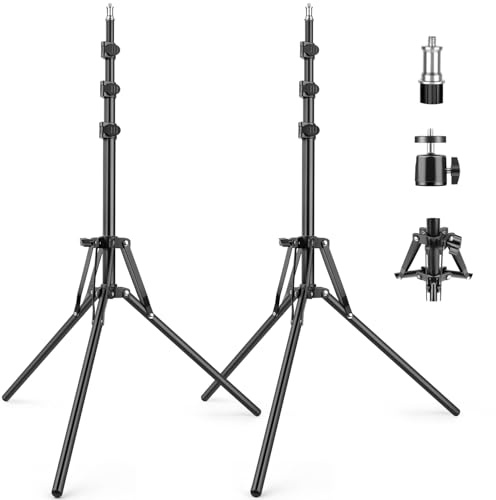 Nineigh 2er Pack Handy Stativ für Smartphone mit Kugelkopf | 35cm Verstellbarer Schwanenhals und Fernbedienung, Tragbare Stative Handy Tripod für iPhone/Klein Kamera