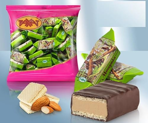 Rakhat Konfekt Mischutka mit Mandeln in Kakaoglasur lose 1kg