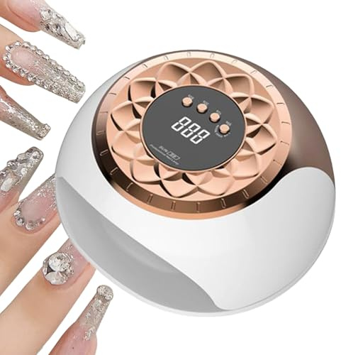 Mini Nail Dryer - Lightweight Abs Compact, Multifunctional Phototherapy, Hardener Machine | Personal Spa DIY Fingernail Toenail Styling Mobile Esthetician Gift Women Girl Art Equipment