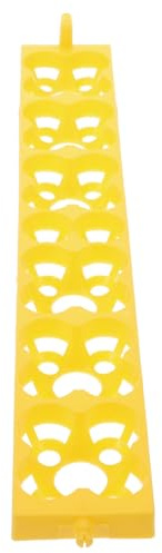 FESTFENDS Automatic Egg Turning Tray for Incubator Fully Automatic Operation and Plastic Material Yellow Egg Incubator Tray to Shelling Rate for Home