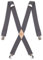 Dickies Herren Strapshalter, 3,8 cm, gerader Clip Hosenträger, anthrazit, Einheitsgröße