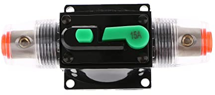 Disjoncteur Porte Fusible Audio Stéréo 12V 24V 32V de Voiture, 15A