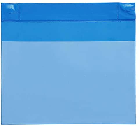 Neodym-Magnettaschen A4 quer, 25 Stück Blau | Querformat, VE 25 Stk, blau, DIN A4, ab 1 VE
