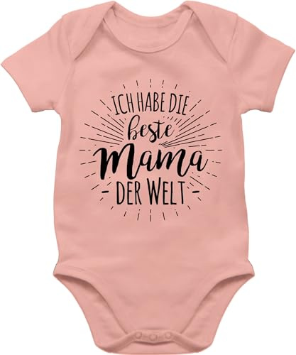 Shirtracer - Baby Body Kurzarm - Ich habe die beste Mama der Welt
