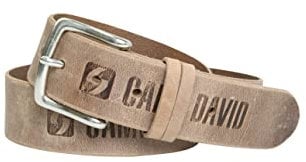 Camp David Herren Gürtel mit Used-Optik Beige 115