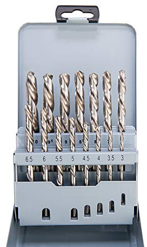 Trident T621300 Drill Set Left Hand 15Pc 5% Cobalt