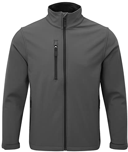 Fort Men's 204 Fortress Selkirk Jacket, Grey, L UK