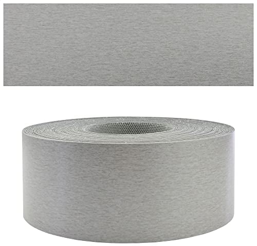 Mprofi MT® Kantenumleimer Edelstahl | 45 mm x 50 m | Melamin Kantenband | Bügelkante für Möbel & Regale | Kantenumleimer mit Schmelzkleber | Bügelkante für Möbel & Regale – 859/45/50