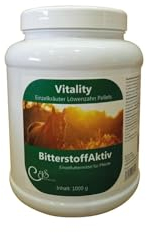 Vitality BitterstoffAktiv Pellets - Reiner Löwenzahn pelletiert, staubfreie Pferdekräuter, Kräuter für Pferde (1000 g)