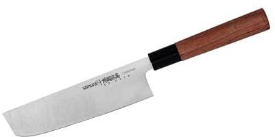 SAMURA Okinawa Professionelles Japanisches Küchen-Nakiri-Messer 172mm/6.8 