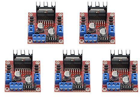 WMYCONGCONG 5 PCS Motor Drive Controller Board Modul Dual H Bridge DC Stepper Modul für Arduino