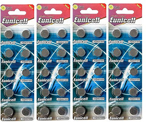 Energy01 Pack of 40 Alkaline Batteries 1.5 Volts from AG0 to AG13 AG8