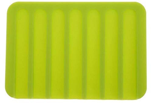 SXCYU Caja de jabón de Almacenamiento doméstico Multifuncional Caja de jabón de baño Ducha Plato de Almacenamiento Plato Soporte de Bandeja Caja Contenedor Caja de jabón de Ducha, Verde