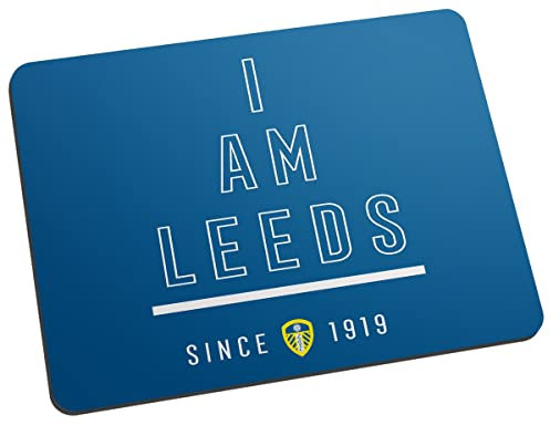 Personalised I am LEEDS since Mouse Mat for Leeds United fans, fabric top, non slip mouse pad 5mm thick