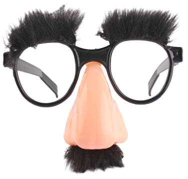Tomaibaby 1Pc Große Nase Kostüm Brillen Lustige Disguise Gläser für Kostüm Partys Goody Bag Füllstoff Cosplay Party Dekoration Favors