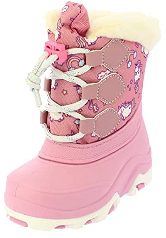 Beck M dchen Wintertraum Schneestiefel, Pink, 18 EU