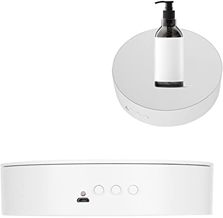 Plataforma Giratoria Eléctrica de 360°, Base Giratoria de Carga de 5 Kg con Velocidad Ajustable, Plato Giratorio para Fotografía para Exhibición de Fotos y Exhibiciones de Manualidades Personales
