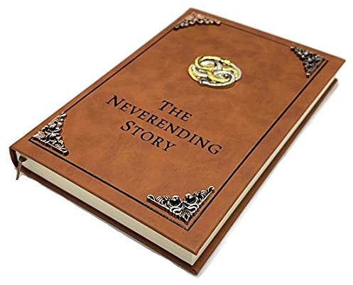 The Neverending Story Book Auryn Bastian Atreyu Replica Novel Brown