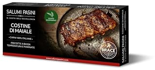 Costine precotte a bassa temperatura | carni 100% italiane | Gusto Rosmarino | 420g | Pronte in pochi minuti