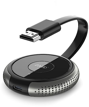 Wireless HDMI Transmitter, Muss mit einem Wireless HDMI Receiver Verbunden Werden, Passend für bis zu 8 Transmitter, Schwarz