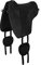 A&M Reitsport Reitpad aus Leder, Bareback Pad, baumloser Sattel 1106, Neu, Farbe:Schwarz