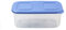 Tupperware Kühlschrank Clear Mates 460 ml Clear blau Frische-Turm Dose Behälter