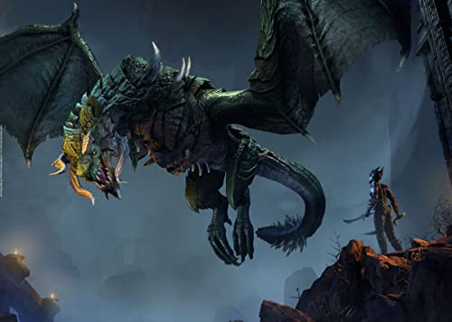 Displate Elder Scrolls Metallposter Elder Scrolls Skyrim Poster Elder Scrolls Bild Skyrim Leinwand Skyrim Poster The Elder Scrolls Online Screenshots - Dragon Boss Poster 32x45cm