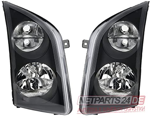 Johns, Scheinwerfer Set Halogen passend für VW Crafter 2E 2013-H7 H7 LR TFL