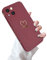 Newseego Coque Compatible avec iPhone 13, Motif Doré Love-Heart Design Doux Silicone Liquide iPhone 13 Coque de Protection Élégante Antichoc avec Lentille Tout Inclus pour iPhone 13