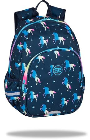 Coolpack F049670, Schulrucksack TOBY BLUE UNICORN, Blue, 35 x 26 x 12 cm