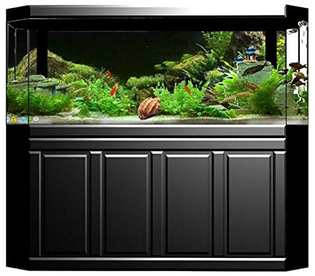 Fauitay Aquarium Hintergrundfolie, Aquarium Rückwandfolie, Aquarium Folie Rückwand, 3D-Effekt Meeresboden Wasser Gras Poster PVC Aquarium Aquarium Hintergrund Wandbild Dekorative (122 * 46cm)