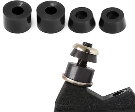 VZUHSW Set de 4 Bujes para Camiones de Longboard, Accesorios para Skate con Amortiguación en PU y Herramientas para Deportes al Aire Libre