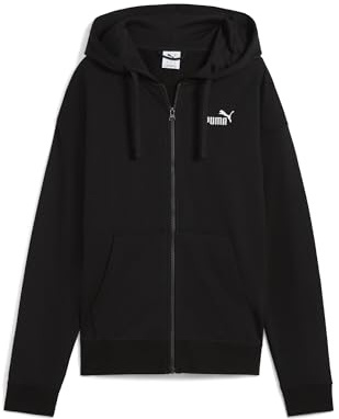 PUMA Damen ESS Small No. 1 Logo Comfort Hoodie mit durchgehendem Reißverschluss