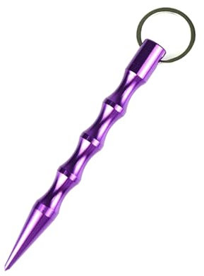 Aluminium Self Défense Porte-clés, Voitures de Sécurité Personnelle Porte-clés, Porte-clés Charme Voiture Porte-clés pour Femmes Hommes Décor