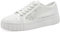 MARCO TOZZI by Guido Maria Kretschmer Damen Sneaker flach mit Schnürsenkeln Plateau, Weiß (White), 38 EU