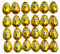 Osterdeko Sparpack, 24 Küken aus Schokolade einzeln verpackt, 170g CAPTAIN PLAY Oster Schokolade zum Verzieren und Dekorieren